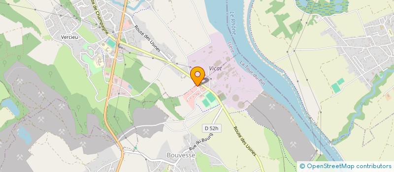 localisation de l'entreprise SOS STOCK à BOUVESSE-QUIRIEU