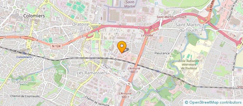 localisation de l'entreprise SOS SURDUS à TOULOUSE