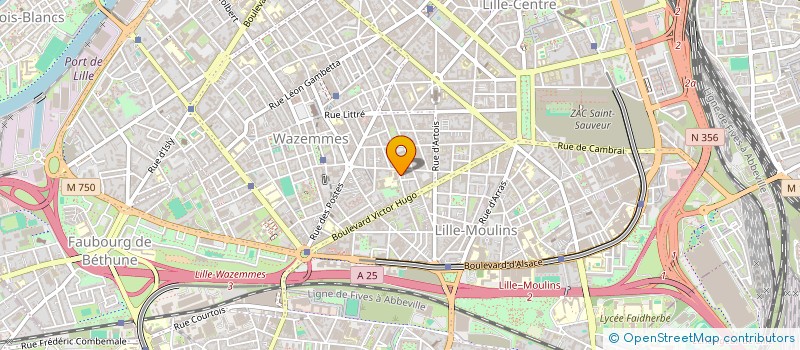 localisation de l'entreprise SOS TALENTS CHANCE POUR TOUS à LILLE