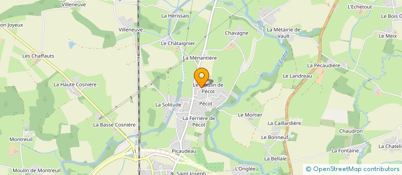 localisation de l'entreprise SOS TAMALOU  NORT-SUR-ERDRE