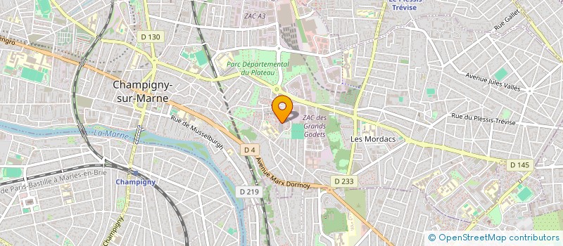 localisation de l'entreprise SOS TECH SERVICES  CHAMPIGNY-SUR-MARNE