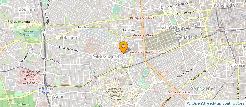 localisation de l'entreprise SOS TECHNIQUE à BORDEAUX