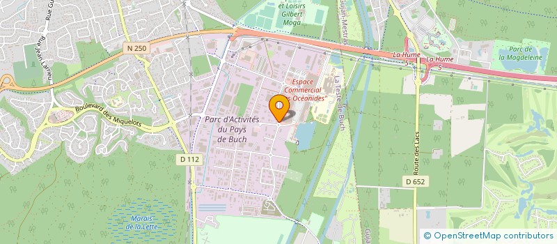 localisation de l'entreprise SOS TERMITES à LA TESTE-DE-BUCH