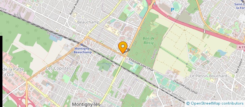 localisation de l'entreprise SOS THERMIQUE FLAMME  TAVERNY