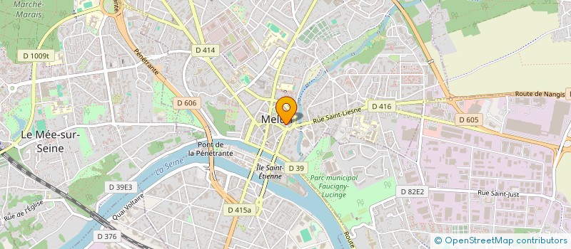 localisation de l'entreprise SOS TOITURE à MELUN