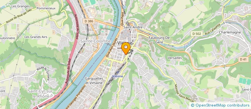 localisation de l'entreprise SOS TRANSPORT  VIENNE