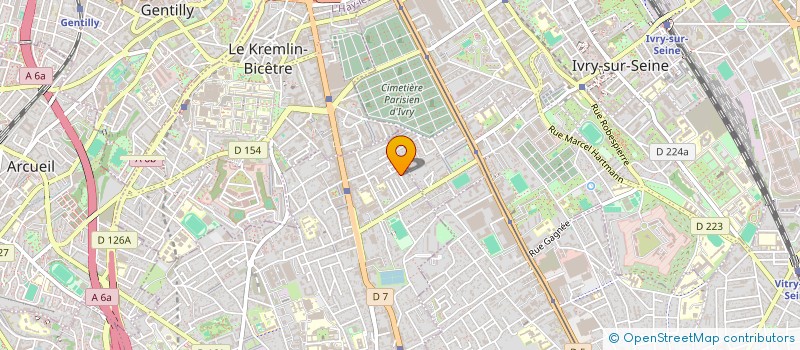 localisation de l'entreprise SOS TRAVAUX ET SERVICE A DOMICILE  VILLEJUIF