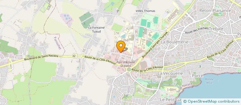 localisation de l'entreprise SOS TUYAUX BOUCHES à SAINT-NAZAIRE