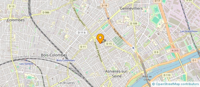 localisation de l'entreprise SOS UKRAINE à ASNIERES-SUR-SEINE