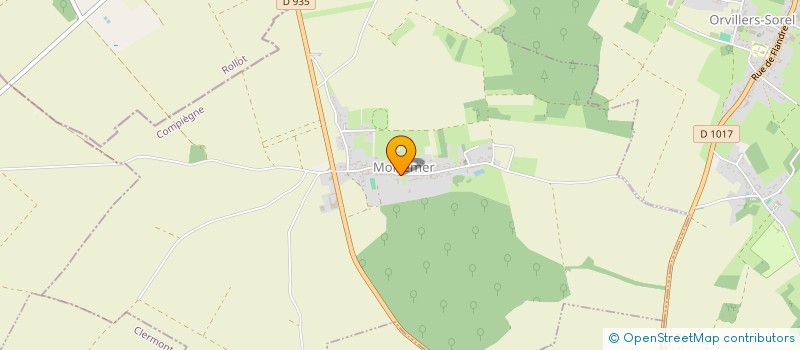 localisation de l'entreprise SOS URBANISME  MORTEMER