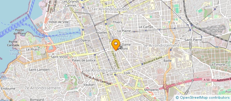 localisation de l'entreprise SOS VACANCES à MARSEILLE