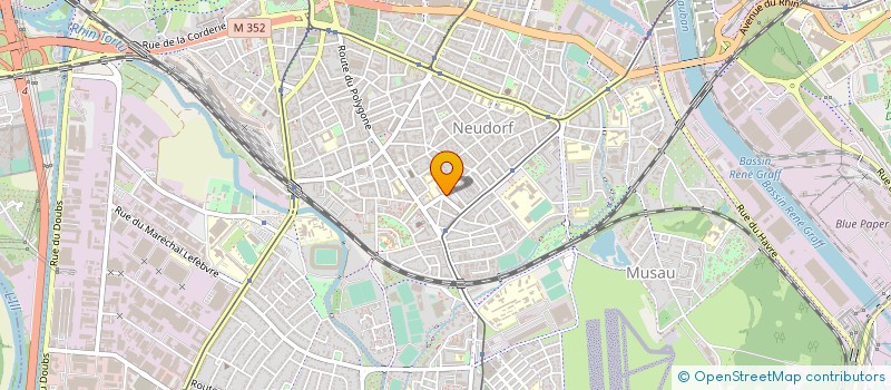 localisation de l'entreprise SOS VELO - SOS BIKE à STRASBOURG