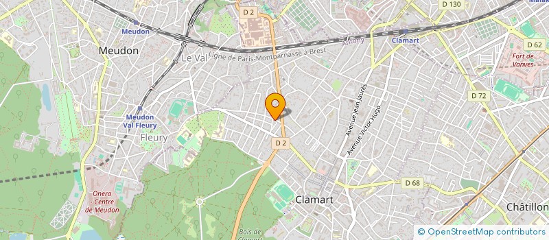 localisation de l'entreprise SOS VERITES à CLAMART