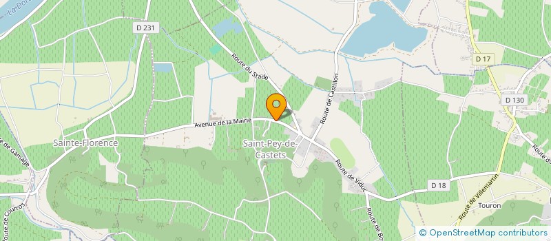 localisation de l'entreprise SOS VIGNERONS SINISTRES  BELVES-DE-CASTILLON