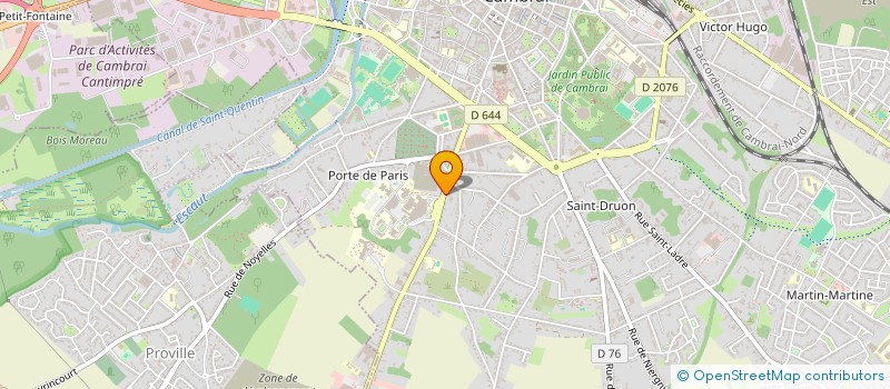 localisation de l'entreprise SOS VINGT QUATRE à CAMBRAI