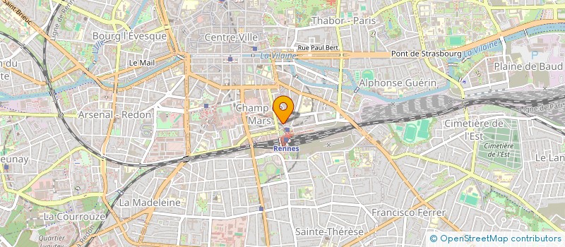 localisation de l'entreprise SOS VOYAGEURS RENNES à RENNES