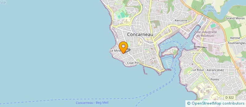 localisation de l'entreprise SOSADA  CONCARNEAU