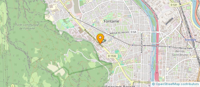 localisation de l'entreprise SOSADE  FONTAINE