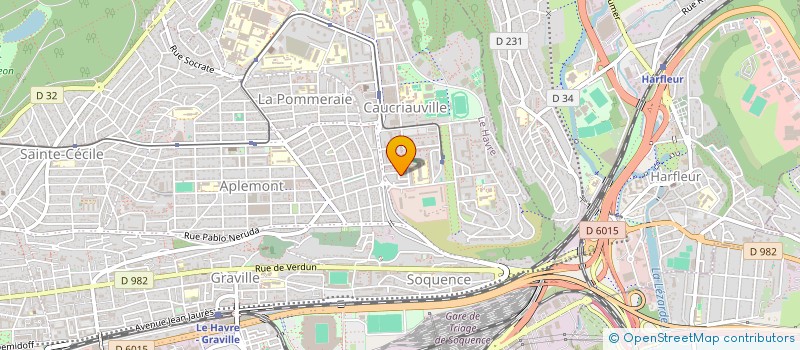 localisation de l'entreprise SOSAM à LE HAVRE