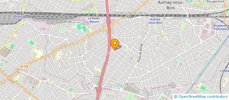 localisation de l'entreprise SOSBEL à AULNAY-SOUS-BOIS