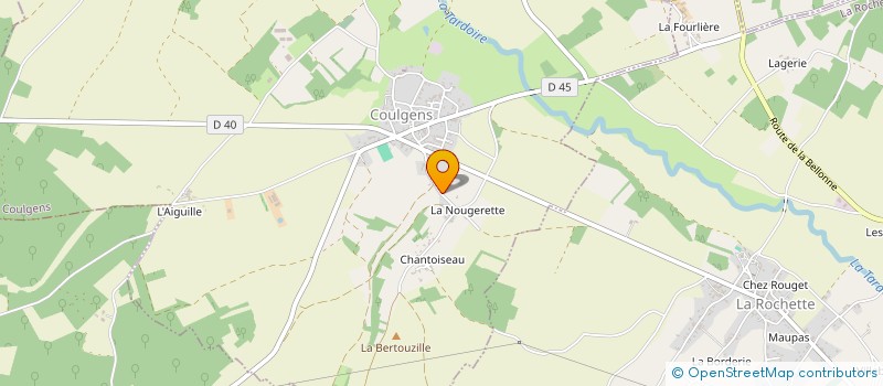 localisation de l'entreprise SOSECRETAIRE à COULGENS