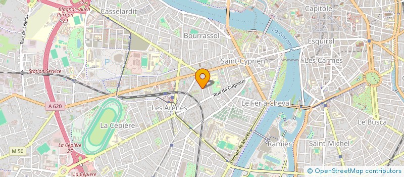 localisation de l'entreprise SOSEFRAM  TOULOUSE