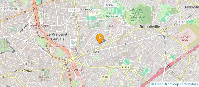 localisation de l'entreprise SOSEKI HAITO à LES LILAS