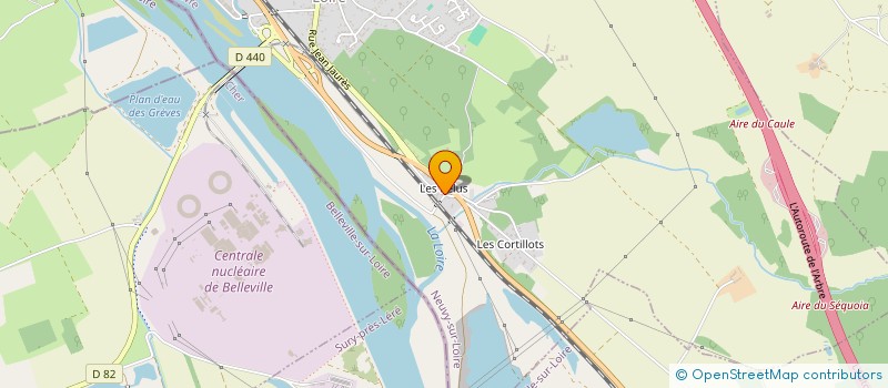 localisation de l'entreprise SOSEMAT à NEUVY-SUR-LOIRE