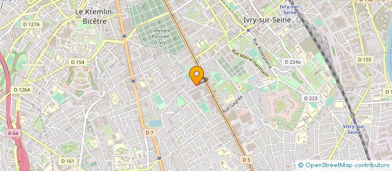 localisation de l'entreprise SOSHI FOOD à VITRY-SUR-SEINE