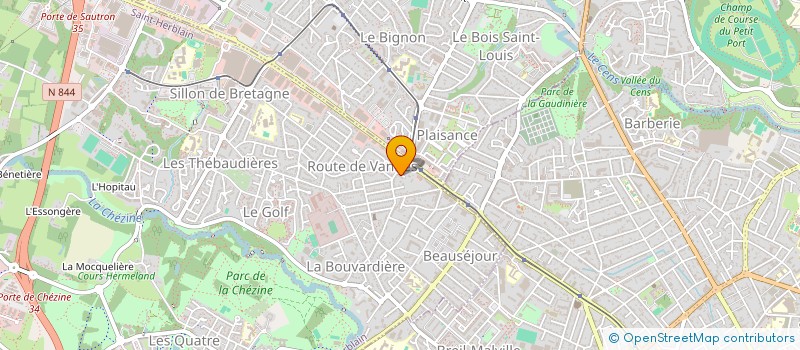 localisation de l'entreprise SOSI  SAINT-HERBLAIN