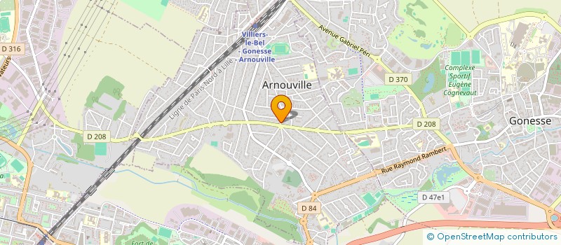 localisation de l'entreprise SOSIN à ARNOUVILLE