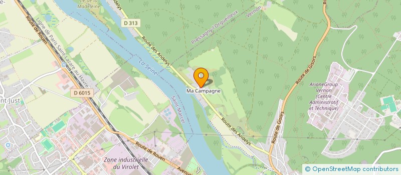 localisation de l'entreprise SOSNICKEL  VERNON