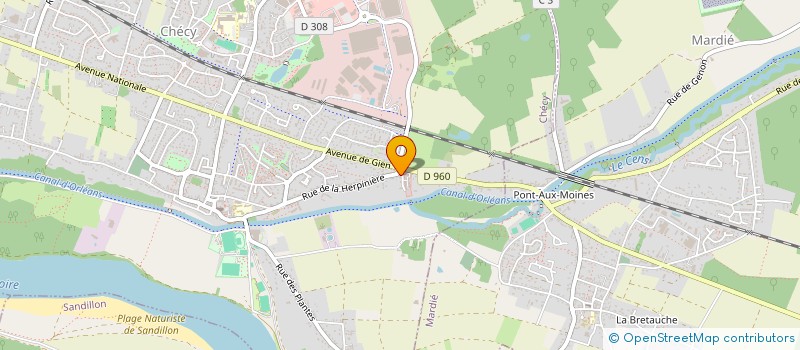 localisation de l'entreprise SOSO à CHECY