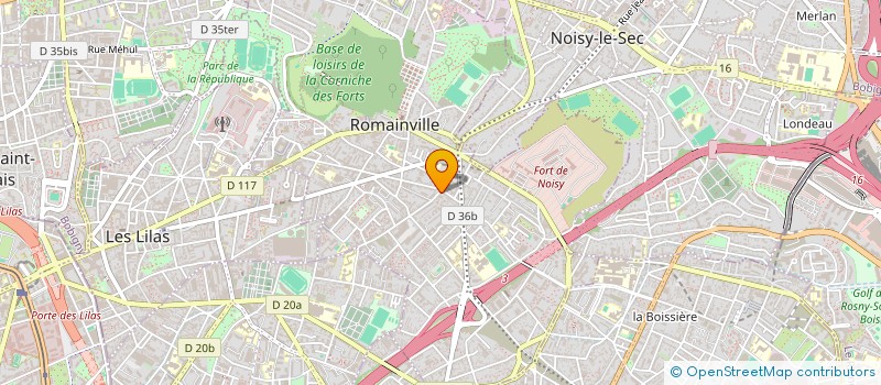 localisation de l'entreprise SOSO LA TOQUE à ROMAINVILLE