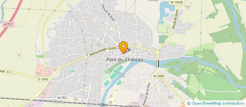 localisation de l'entreprise SOSO SASA  PONT-DU-CHATEAU