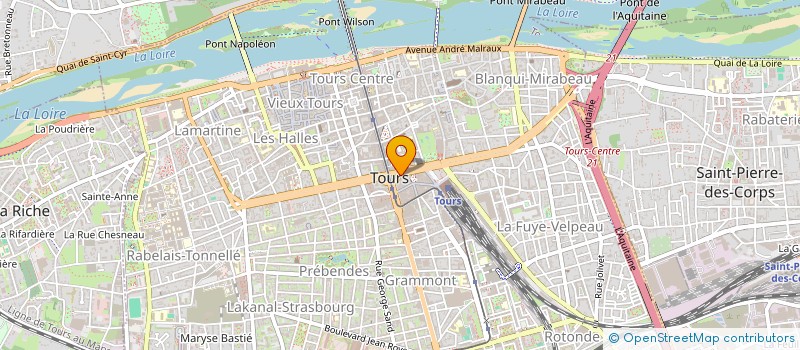 localisation de l'entreprise SOSOFT  TOURS