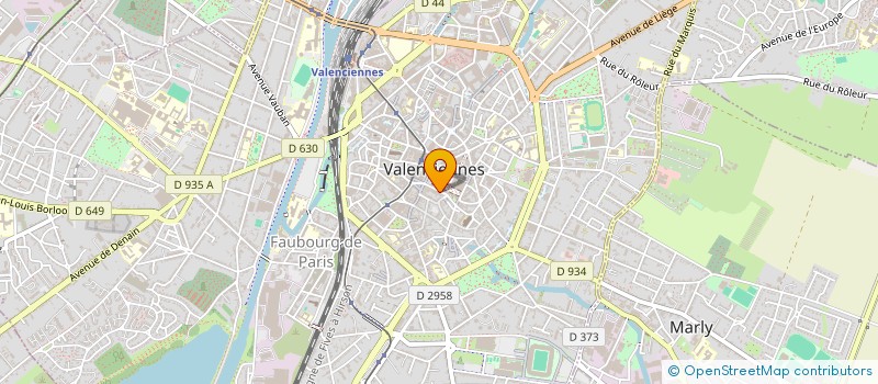 localisation de l'entreprise SOSOLDE à VALENCIENNES
