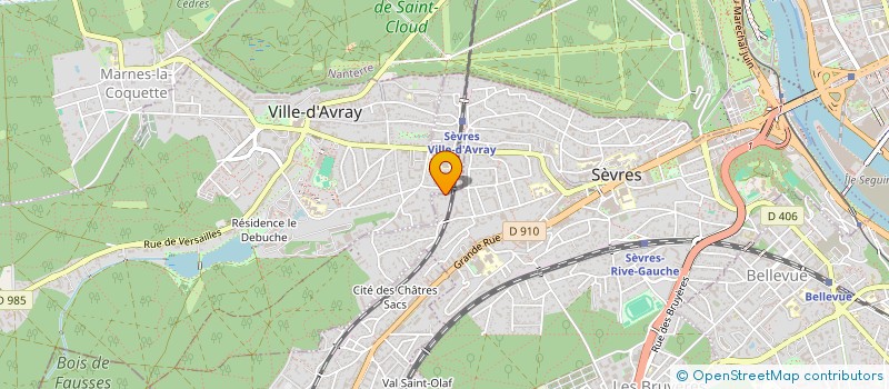 localisation de l'entreprise SOSOUL à SEVRES