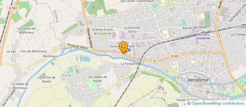 localisation de l'entreprise SOSOWEN à VENDOME