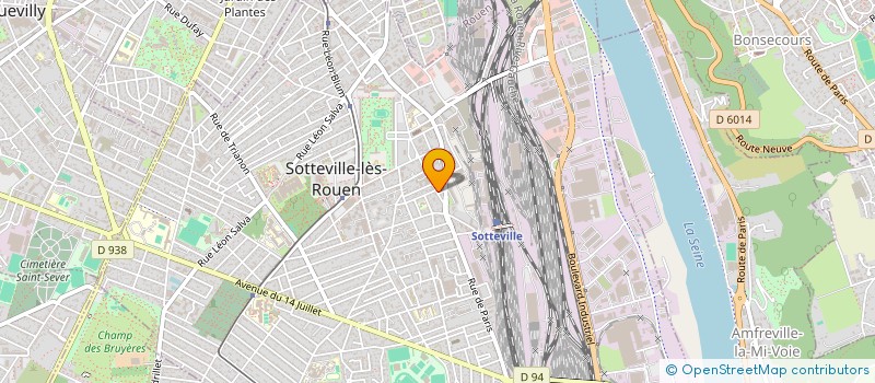 localisation de l'entreprise SOSPAC SPORT ARTS ET CULTURE  SOTTEVILLE-LES-ROUEN