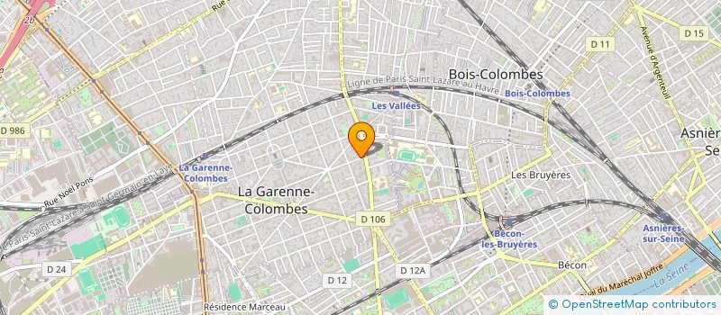 localisation de l'entreprise SOSPC82 à LA GARENNE-COLOMBES