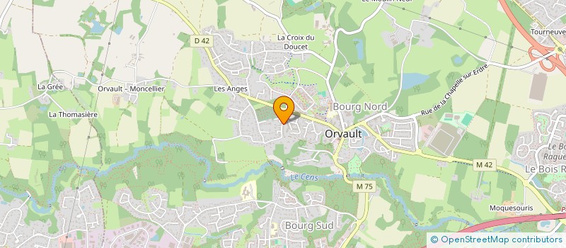 localisation de l'entreprise SOSPECI à ORVAULT