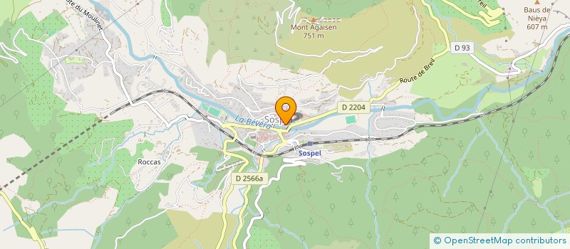 localisation de l'entreprise SOSPEL MOTOS SPORTS  SOSPEL