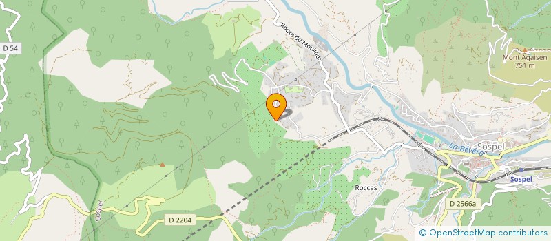 localisation de l'entreprise SOSPEL SPORT BIEN-ETRE  SOSPEL