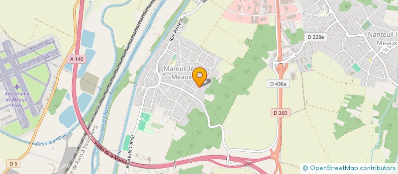 localisation de l'entreprise SOSPTITDEJ à MAREUIL-LES-MEAUX
