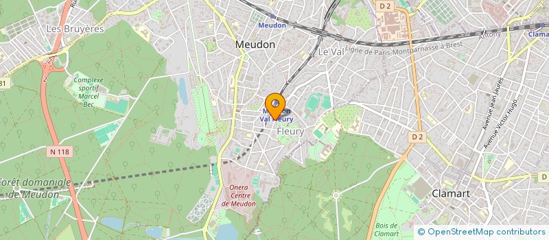 localisation de l'entreprise SOSPYRINTHE à MEUDON