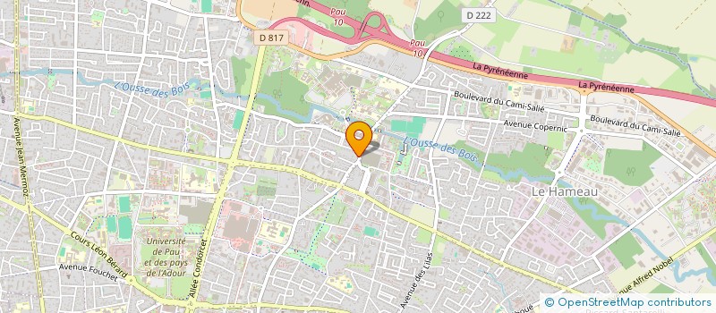 localisation de l'entreprise SOSS à PAU
