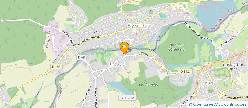 localisation de l'entreprise SOSTECKEL ET ANIMAUX EN DETRESSE à OULINS