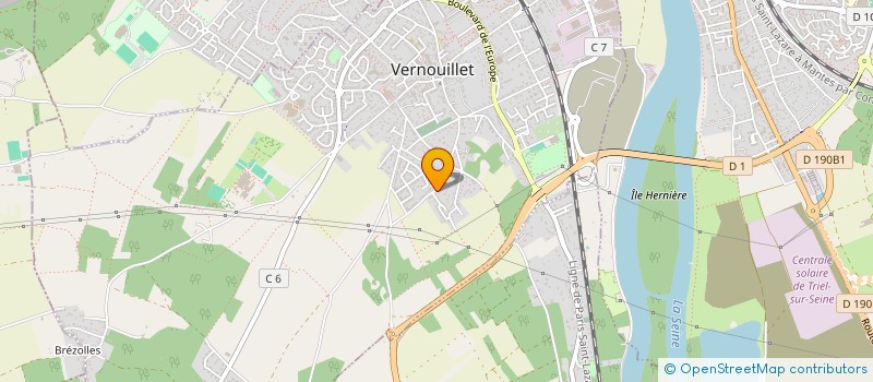 localisation de l'entreprise SOSTEEN  VERNOUILLET