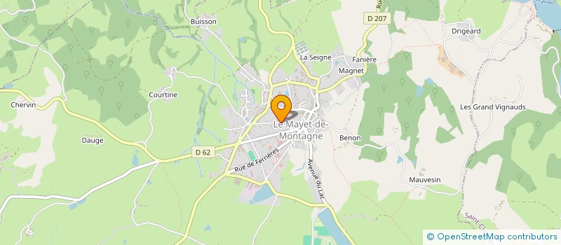 localisation de l'entreprise SOSTICHATS à LE MAYET-DE-MONTAGNE